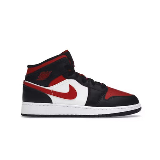 Nike Air Jordan 1 Mid Fire Red (GS)