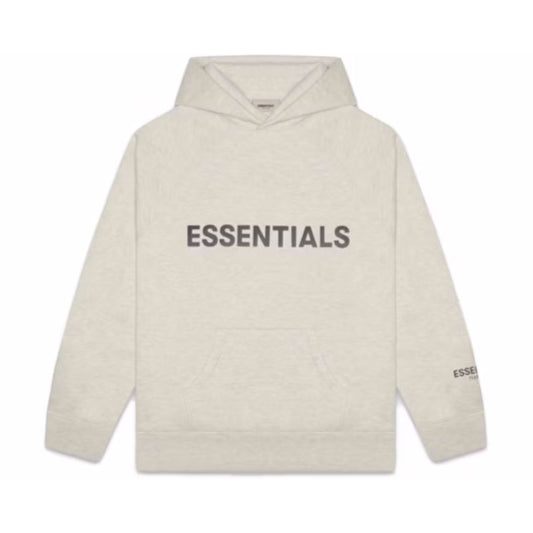 Essentials Fear of God 3d Appliqué Hoodie Light Oatmeal (SS20)