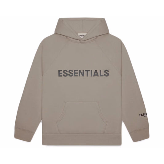 Essentials Fear of God 3d Appliqué Hoodie Taupe (FW20)