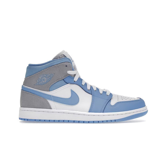 Nike Air Jordan 1 Mid University Blue Grey