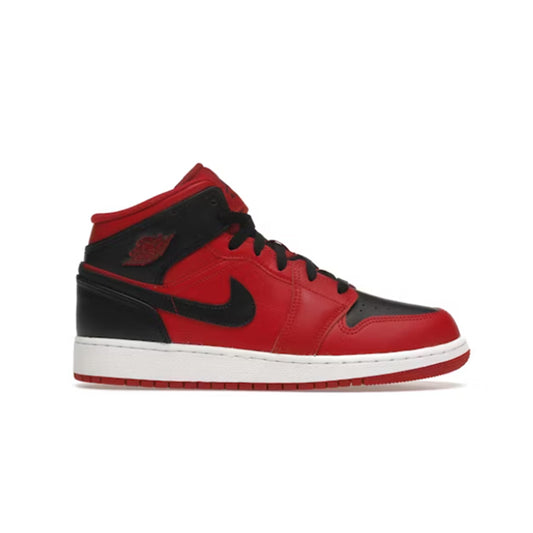 Nike Air Jordan 1 Mid Reverse Bred (GS)