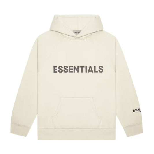 Essentials Fear of God Appliqué Hoodie Cream