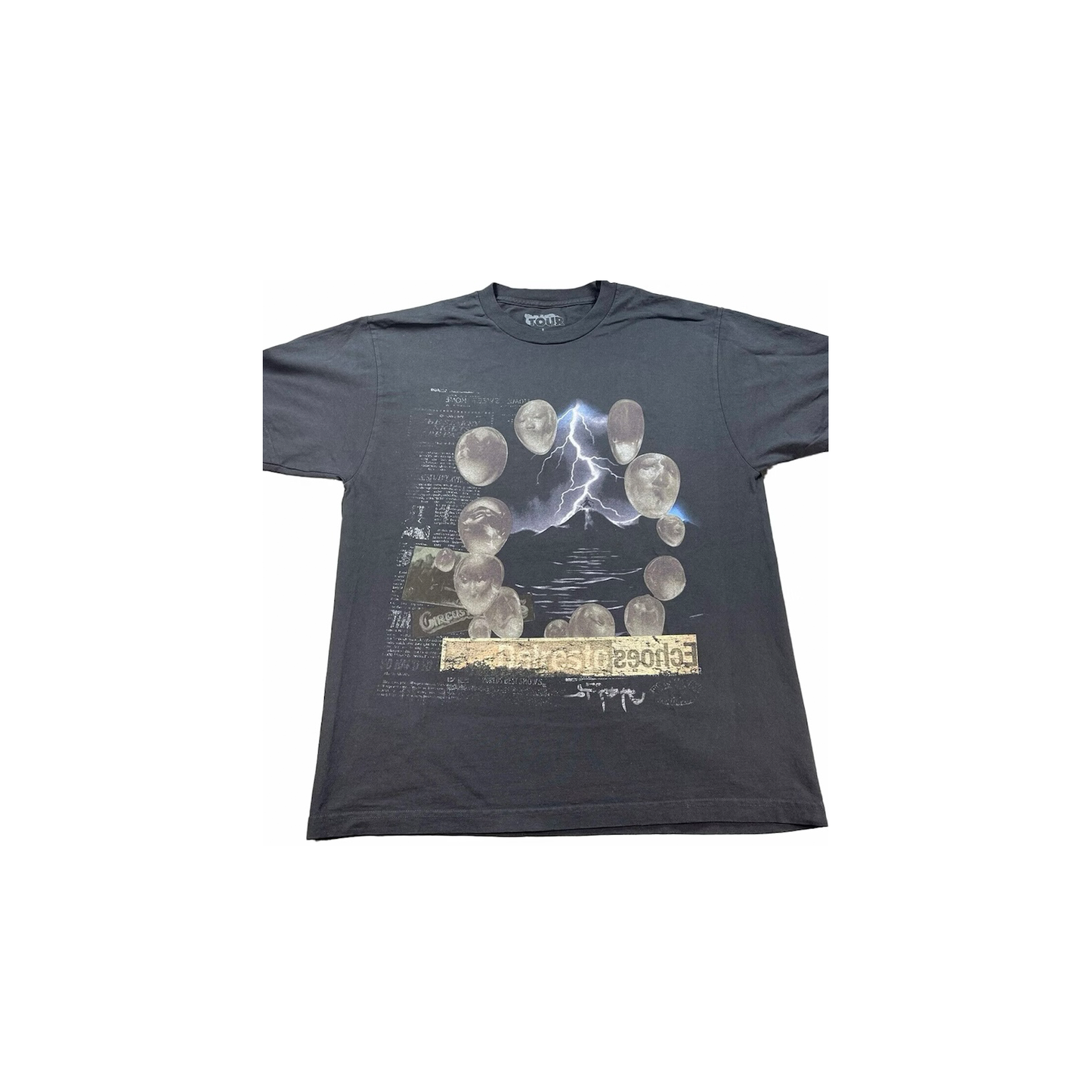 Travis Scott Utopia Echoes Circus Maximus Tee Black