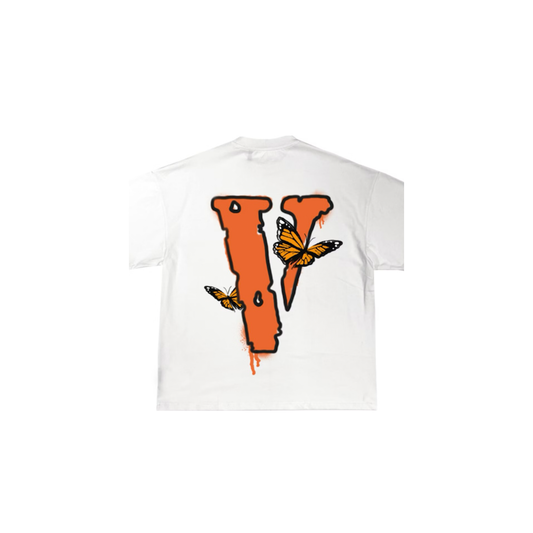 Juice Wrld x Vlone Butterfly T-shirt White